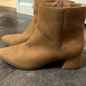 Beige booty shoes! Like new!